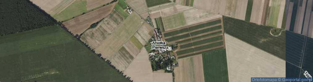Zdjęcie satelitarne Aniołka Pierwsza ul.